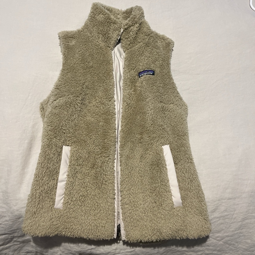 Patagonia Cream Fleece Lined Jacket